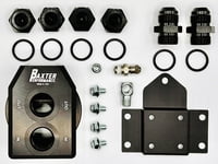 REMOTE OIL FILTER MOUNT 6-PORT UNIVERSAL RU-303-BK